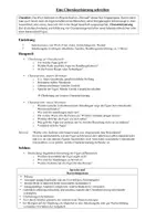 Vorschau - Merkblätter - Aufbau einer Charakterisierung - Deckblatt
