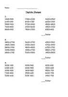 Vorschau - Arbeitsblätter - Tägliche Übungen bis 10000 - Deckblatt