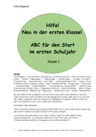 Vorschau - Stundenentwürfe - Hilfe! Ich übernehme eine 1. Klasse! - Deckblatt