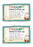 Vorschau - Fördermaterial/Inklusion - Lese-Mal-Aufträge zum Thema "Easter" - Seite 1