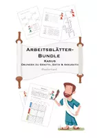 Vorschau - Arbeitsblätter - Kasus-Bundle: Genitiv, Dativ, Akkusativ und Ablativ - Deckblatt