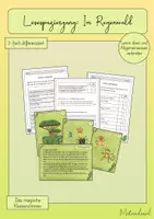 Vorschau - Stundenentwürfe - Lesespaziergang: Im Regenwald (3-fach differenziert) - Deckblatt