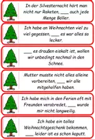 Vorschau - Merkblätter - Winter: Konjunktionen und Nebensätze - Übungskarten - Seite 2