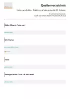 Vorschau - Arbeitsblätter - Malen nach Zahlen - Addition und Subtraktion bis 20 - Roboter - Seite 1