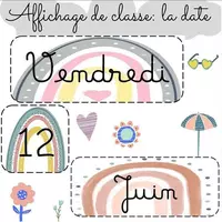 Aperçu - Affichage - Affichage de la date - Page de couverture