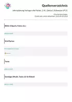 Vorschau - Lehrpläne/Lehrermaterial - Jahresplanung Vorlagen alle Fächer, 2. Kl., Zyklus 1, Schweizer LP 21 - Seite 3