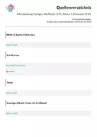 Vorschau - Lehrpläne/Lehrermaterial - Jahresplanung Vorlagen alle Fächer, 1. Kl., Zyklus 1, Schweizer LP 21 - Seite 3