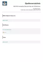 Vorschau - Stundenentwürfe - DEUTSCH: komplette Übersicht über alle 10 Wortarten - Seite 1