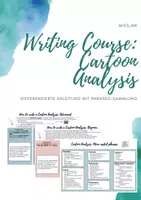 Vorschau - Unterrichtsreihen - Writing Course: How to write a Cartoon Analysis (Karikatur) - Deckblatt