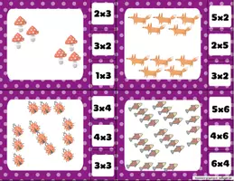 Aperçu - Jeux - Atelier multiplications : cartes à pinces - Page 1