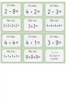 Vorschau - Spiele - Ich habe,...Wer hat...? wiederholte Addition und Multiplikation /2. Klasse Mathe - Seite 3