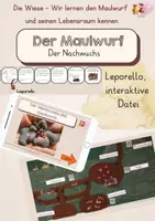 Vorschau - Unterrichtsreihen - Der Nachwuchs des Maulwurfs - gesamte Unterrichtseinheit - Deckblatt