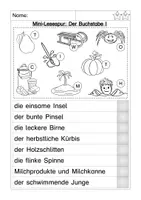 Vorschau - Arbeitsblätter - Lesespur Buchstabeneinführung I - Seite 2