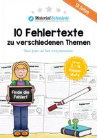 Vorschau - Arbeitsblätter - 110 Fehlertexte (Sparpaket) - Seite 1