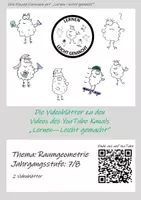 Vorschau - Arbeitsblätter - Thema: Raumgeometrie Klasse 7/8 (2 Videoblätter) - Deckblatt