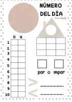 Vista previa - Unidades / Secuencias / Situaciones de Aprendizaje - Número del día - Portada