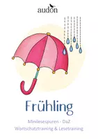 Vorschau - Arbeitsblätter - Minilesespuren Frühling Klasse 3/4 - Lesespuren - 5 Minilesespuren mit Schüttelwort - Lesespuren Wortebene - Arbeitsblätter für Deutsch / DaZ - Deckblatt