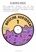 Vorschau - Mal- und Bastelvorlagen - BRÜCHE - Addition (4 Rechenräder) - Seite 2