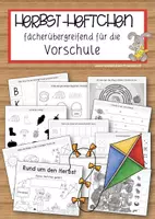 Vorschau - Spiele - Herbstheftchen für die Vorschule - Deckblatt