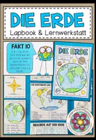 Vorschau - Arbeitsblätter - DIE ERDE - Lernwerkstatt + Lapbook - Deckblatt