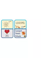 Vorschau - Spiele - Lesespiel Herbst - Anlaute hören - Seite 3