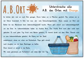 Vorschau - Arbeitsblätter - Übungskarten adverbiale Bestimmungen (Satzglieder) Dreifach differenziert - Seite 3