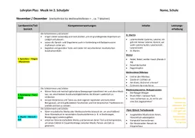 Vorschau - Lehrpläne/Lehrermaterial - Jahresplan/ Stoffverteilungsplan: Musik (Klasse 2, Bayern) - Seite 3