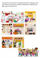 Aperçu - Feuilles d'exercices - Mes Coloriages d'Halloween - Page 3
