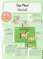 Vorschau - Arbeitsblätter - Das Pferd - Arbeitsheft - Tiere des Bauernhofs - Deckblatt