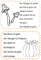 Vorschau - Arbeitsblätter - Herbst-Lesen und Malen einfach - Seite 3
