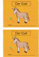 Vorschau - Arbeitsblätter - Der Esel - Arbeitsheft - Tiere des Bauernhofs - Seite 1