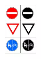 Vorschau - Fördermaterial/Inklusion - Verkehrszeichen Paare finden visuelle Wahrnehmung - Seite 3