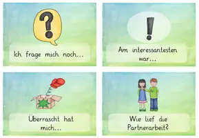 Vorschau - Bildkarten - 28 Reflexionskarten - individuell zu beschriften - Seite 2
