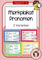 Vorschau - Stationenlernen - Merkplakat zu den Pronomen - Deckblatt