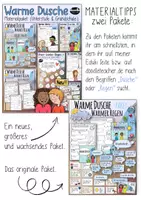 Vorschau - Mal- und Bastelvorlagen - Unser bunter Regen - eine bunte Version der warmen Dusche - Seite 1