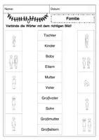 Vorschau - Arbeitsblätter - Familie - Seite 3