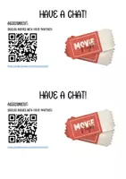 Vorschau - Arbeitsblätter - talking prompts, talking about movies - Seite 1