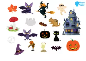 Vista previa - Refuerzo / NEE / Materiales de apoyo - LÁMINA DE HALLOWEEN - página 3