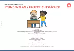 Vorschau - Bildkarten - Illustrierte Schulfächer Stundentranzparenz / Classroom Management Organisationshilfen - Seite 2