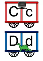Vorschau - Bildkarten - Buchstabenzug Druckschrift - ABC-Zug - Seite 2