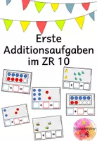 Vorschau - Arbeitsblätter - Addition und Subtraktion im Zahlenraum 10, ZR 10, Materialpaket, 280 Karten, Förderung, Förderschule, Anzahlerfassung - Seite 2