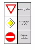 Vorschau - Fördermaterial/Inklusion - Verkehrszeichen Legekarten Wort zum Zeichen inkl. Österreich - Seite 2