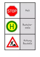 Vorschau - Fördermaterial/Inklusion - Verkehrszeichen Legekarten Wort zum Zeichen inkl. Österreich - Seite 3