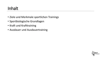 Vorschau - Präsentationen/Tafelbilder - Fitness ⎮ Präsentation Einführung in die Trainingslehre (Sportliches Profil) - Seite 2