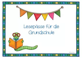 Vorschau - Spiele - Lesepass für die Grundschule - Deckblatt
