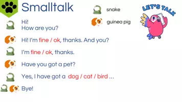 Vorschau - Spiele - Ritual Smalltalk: "pets" - Einstieg in den Englischunterricht - Seite 2
