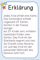 Vorschau - Spiele - Lesespiel Einzahl und Mehrzahl (Nomen) - Seite 3