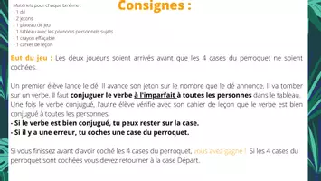 Aperçu - Apprentissages en autonomie - Jeu conjugaison imparfait - Page 1