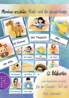 Vorschau - Spiele - Märchen erzählen mit Bildkarten: Aladin und die Wunderlampe - Deckblatt