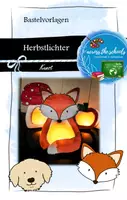 Vorschau - Mal- und Bastelvorlagen - Martinslaternen / Herbstlichter - Bastelvorlagen (10 Stk.) - Deckblatt